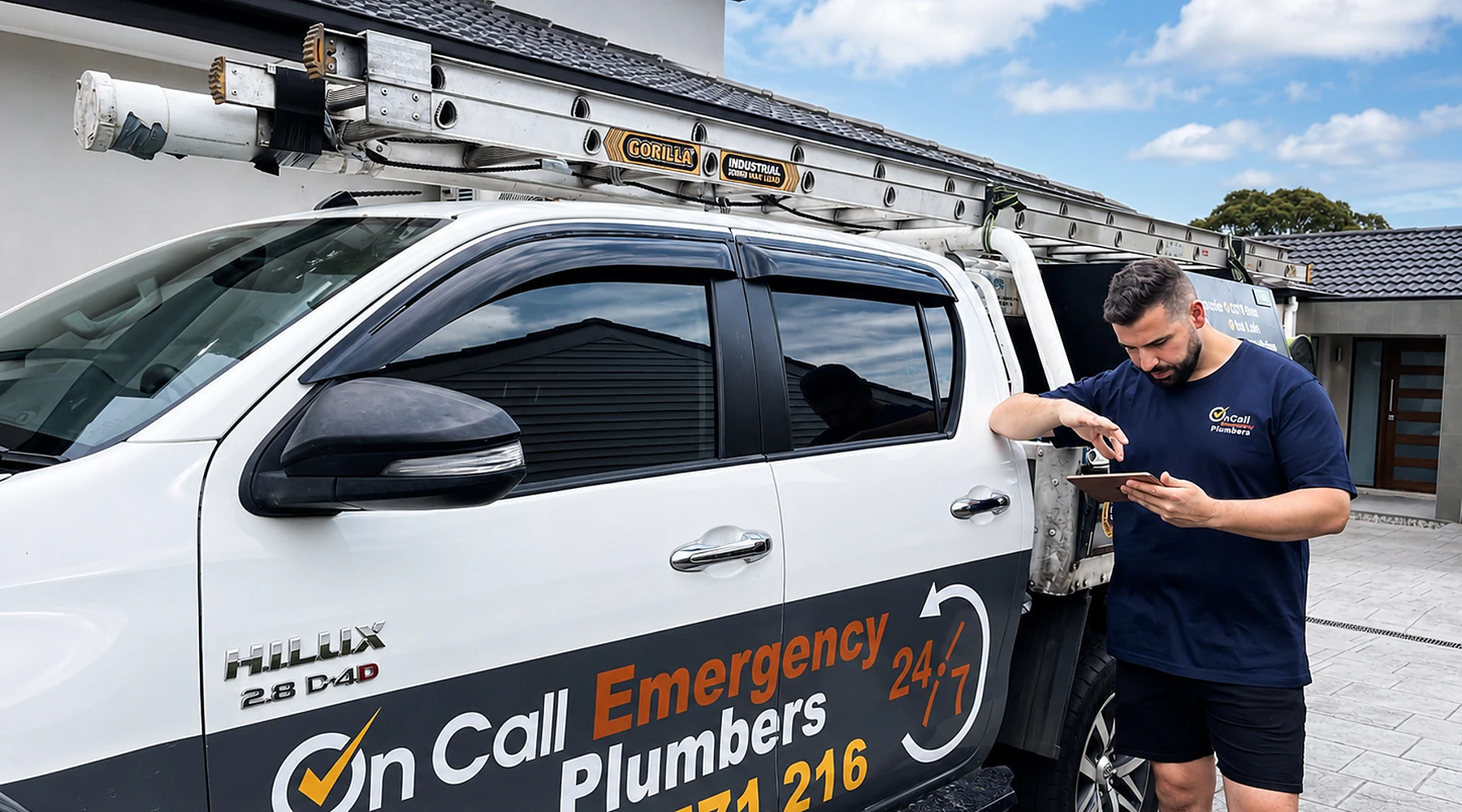 24-hour emergency plumber attending a Oakleigh property