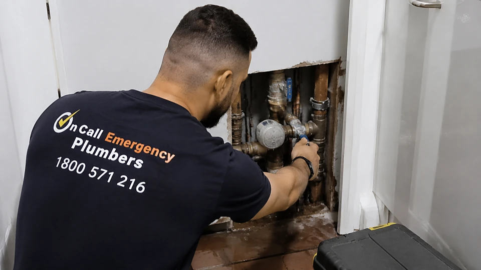 Burst pipe repair in Oakleigh